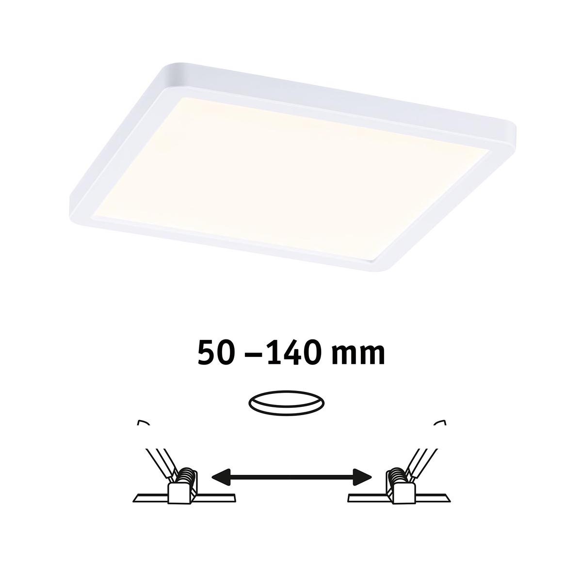 Встраиваемая светодиодная панель Paulmann Areo VariFit 93053