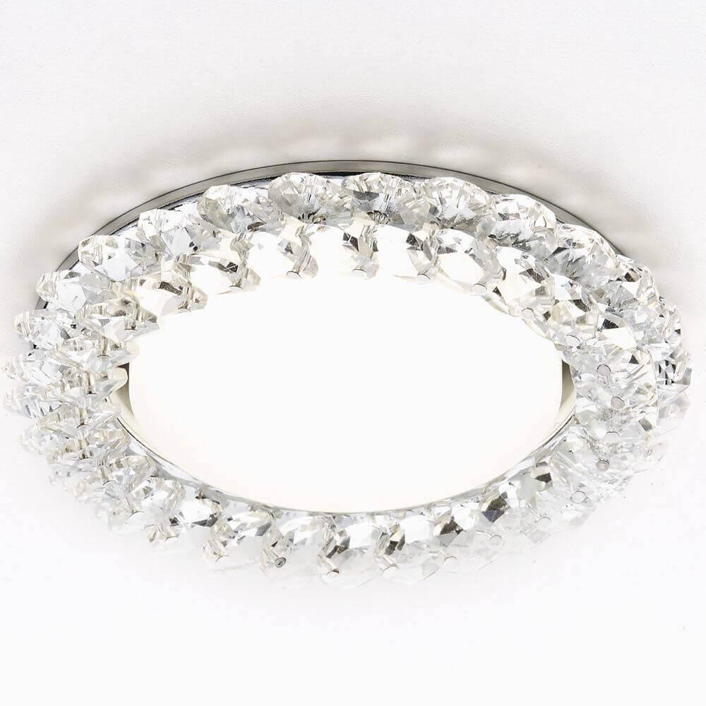 Встраиваемый светильник Ambrella Light GX53 Design G206 BK/CH