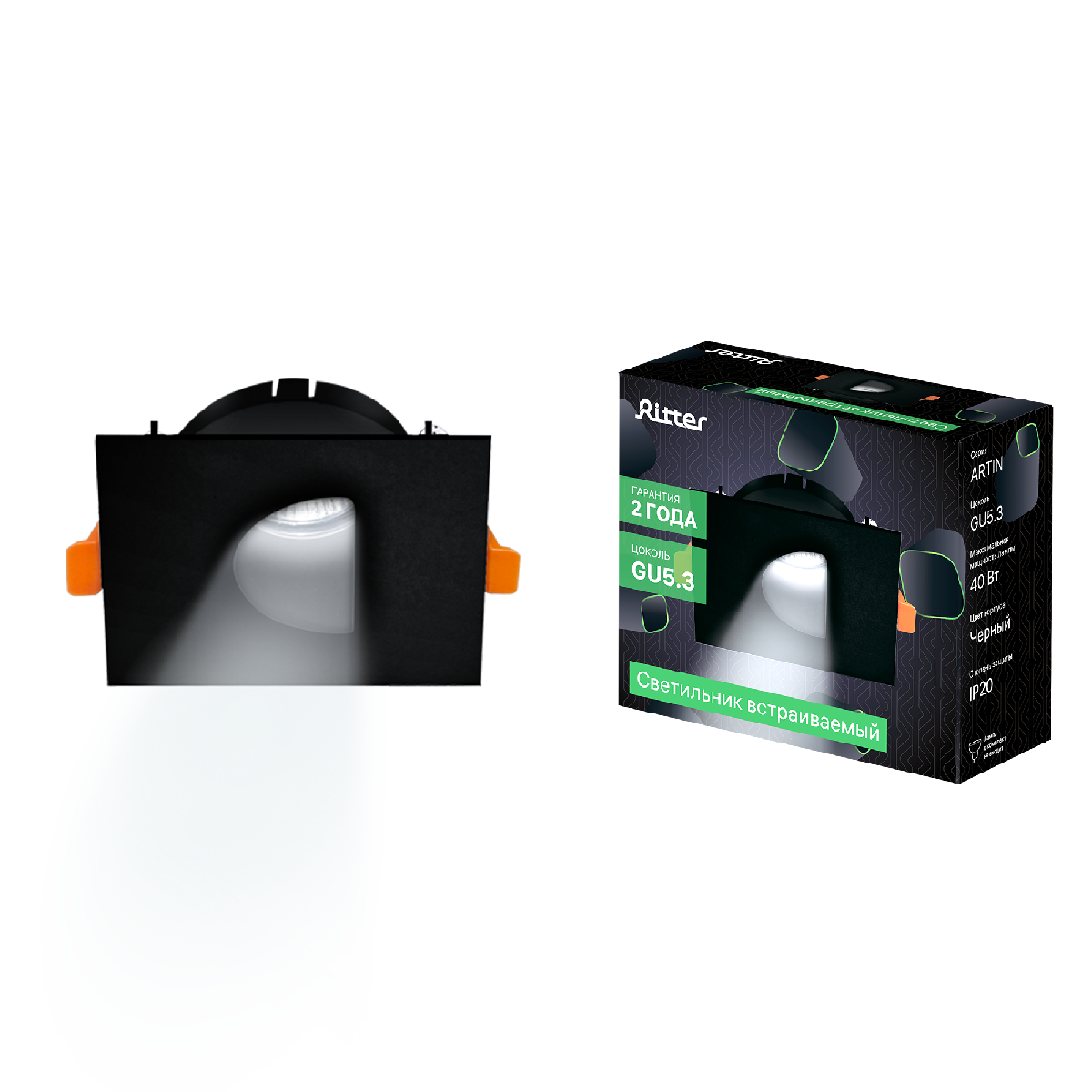 Встраиваемый светильник Ritter Artin 51434 3