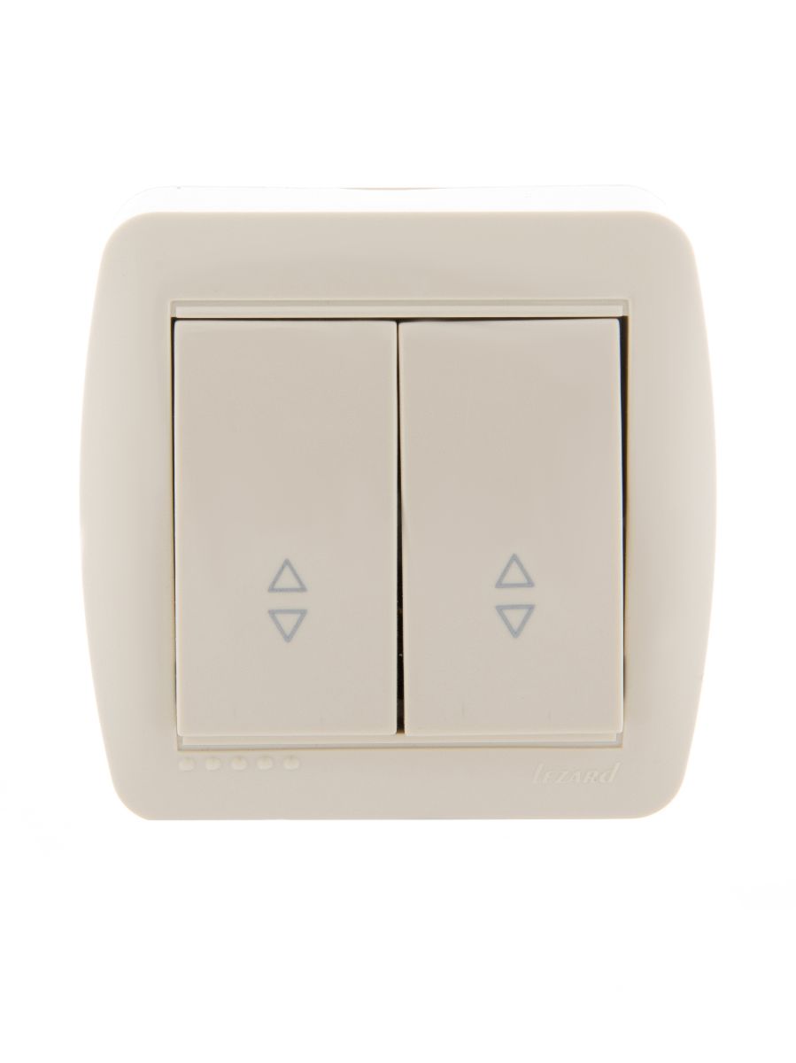 Выключатель проходной двойной Lezard Demet 711-0300-106