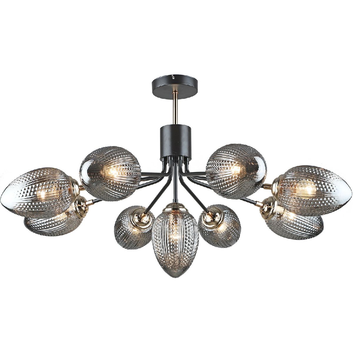 Люстра на штанге Reluce 05126-0.3-09 COFFEE+FGD