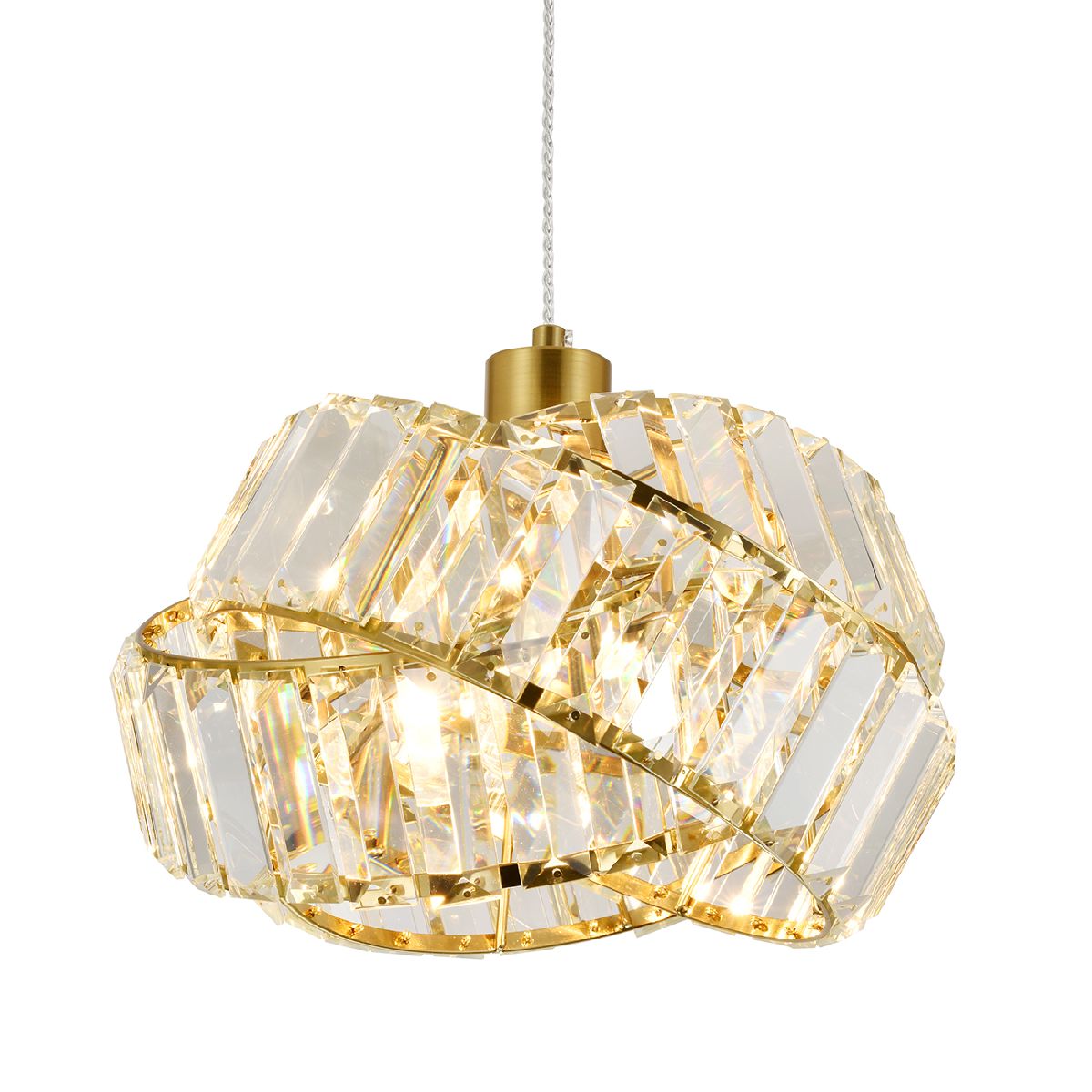 Подвесной светильник Indigo Frizzante 12015/A/1P Brass V000488