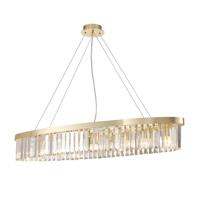 Подвесная люстра Lumien Hall Daneil LH0057/8PO-GD-CL