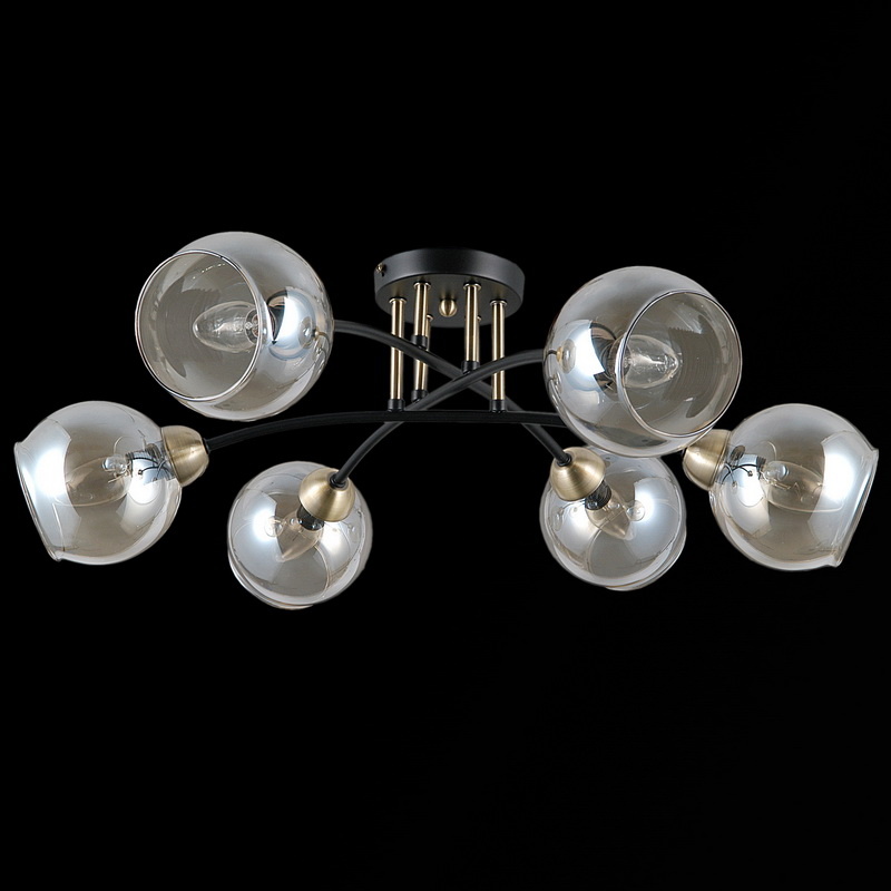 Люстра на штанге Illumico IL9712-6CSQ-79 BK AB