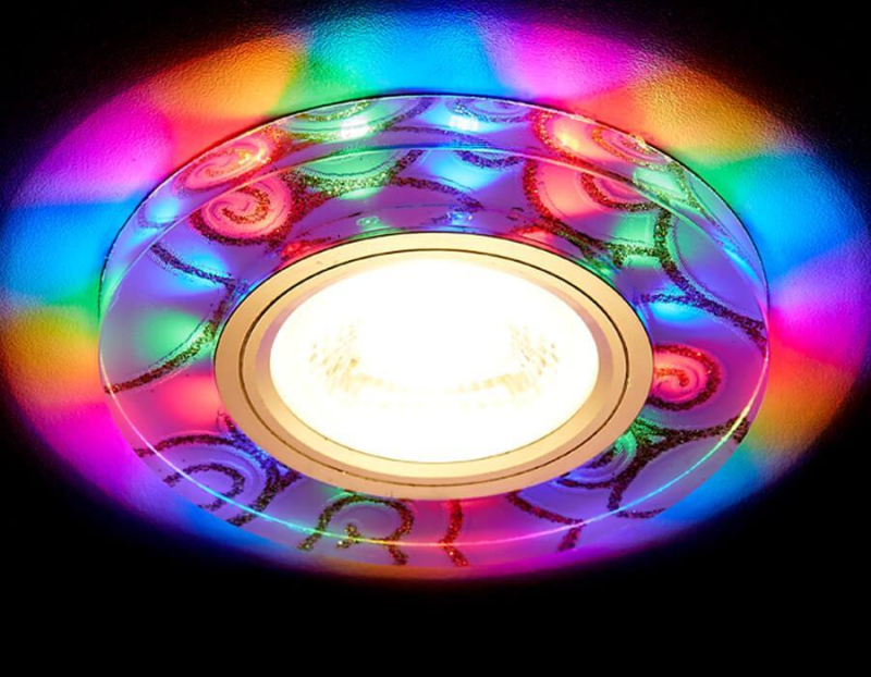 Встраиваемый светодиодный светильник Ambrella Light Led S231 W/G/M