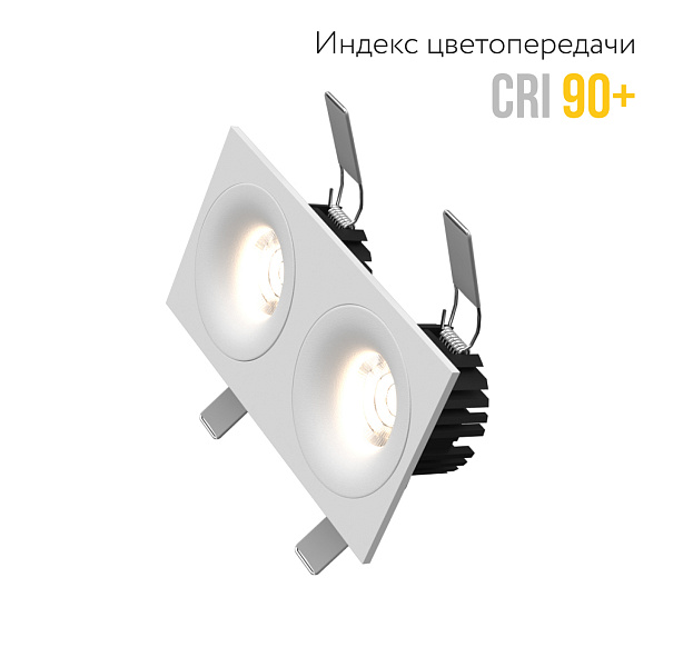 Встраиваемый светодиодный светильник Ledron LOFT SQ2 White TRIAC 00000017889