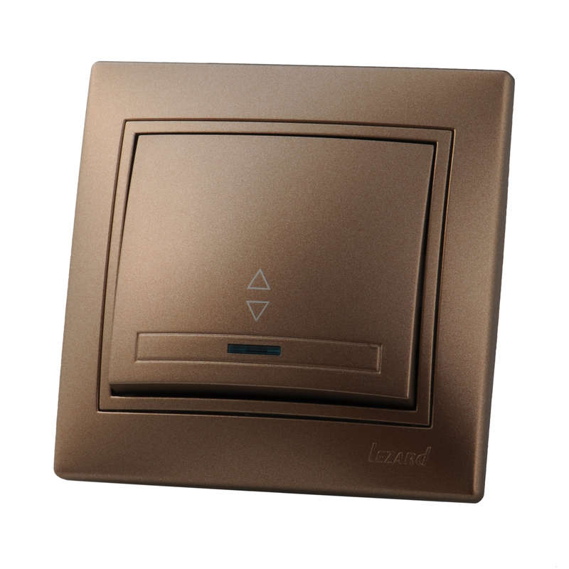 Выключатель проходной с подсветкой Lezard Mira 701-3131-114