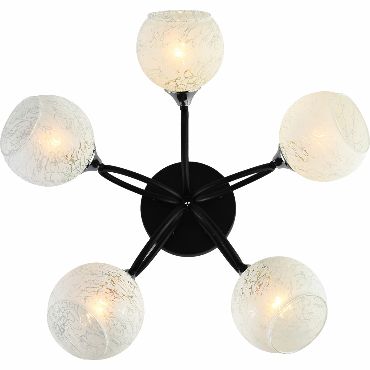 Люстра на штанге Reluce 01331-0.3-05 BK+CR