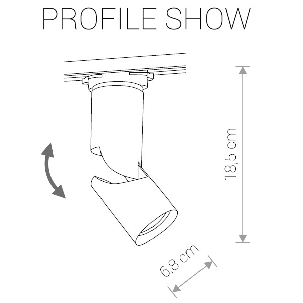 Трековый светодиодный светильник Nowodvorski Profile Show 9423