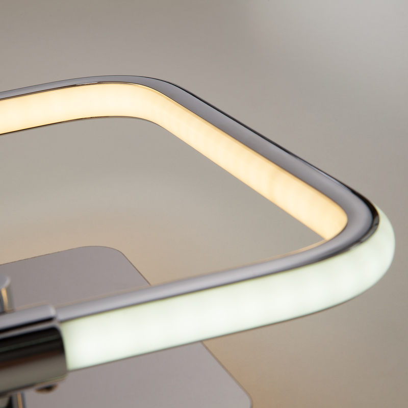 Настенный светодиодный светильник Eurosvet Spencer 90067/1 хром