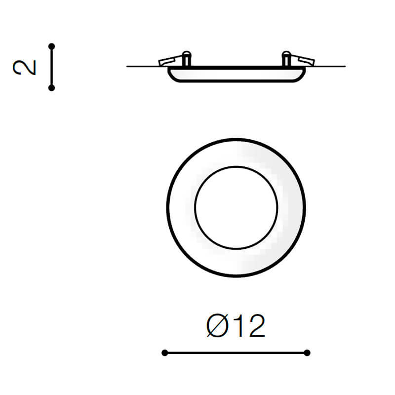 Встраиваемый светильник Azzardo Linda 12 AZ2236