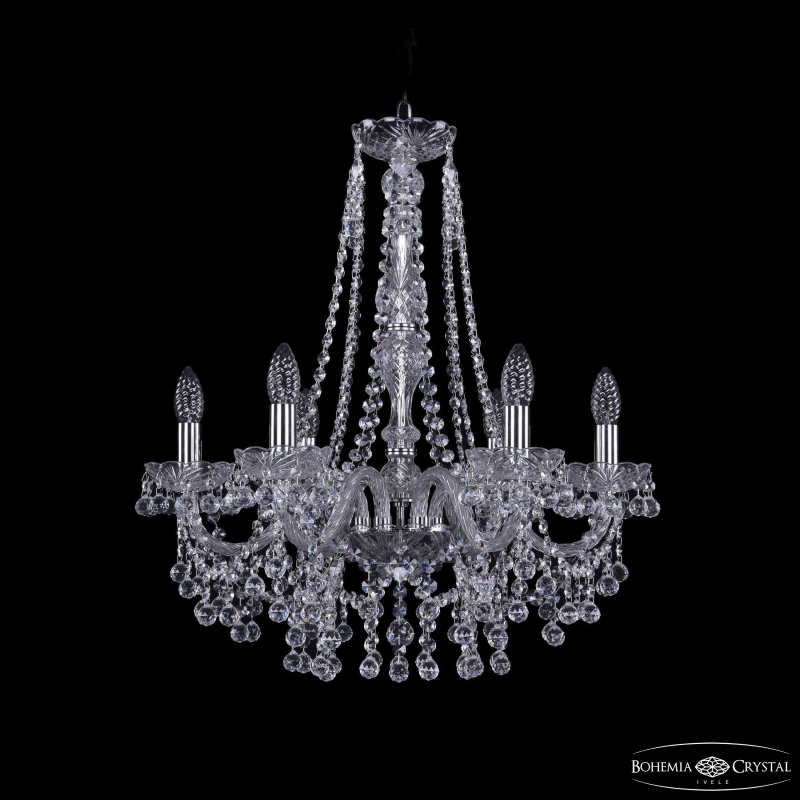 Подвесная люстра Bohemia Ivele Crystal 1409/6/195/h-63 Ni