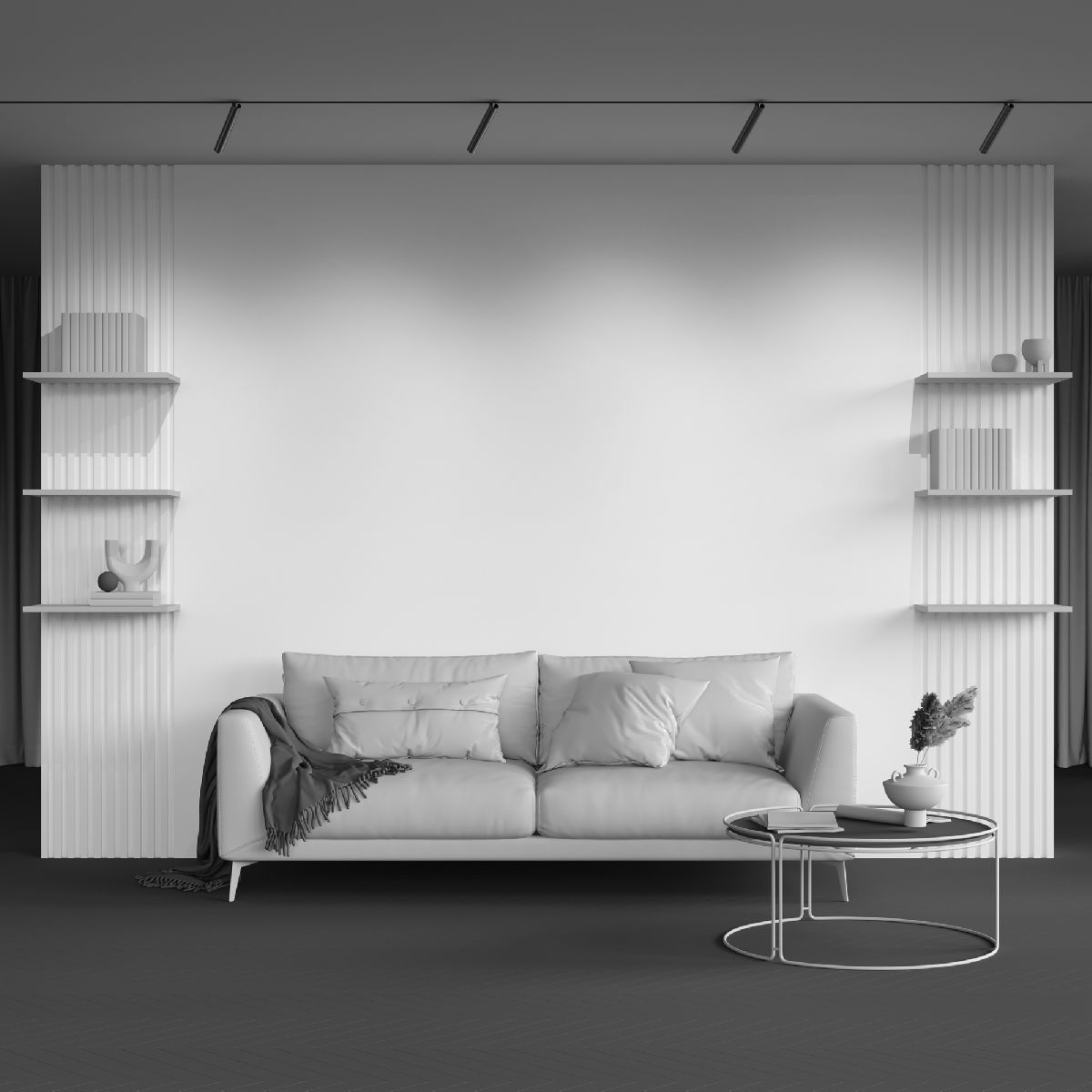 Трековый магнитный светильник Maytoni Focus T TR141-2-6W4K-M-BS