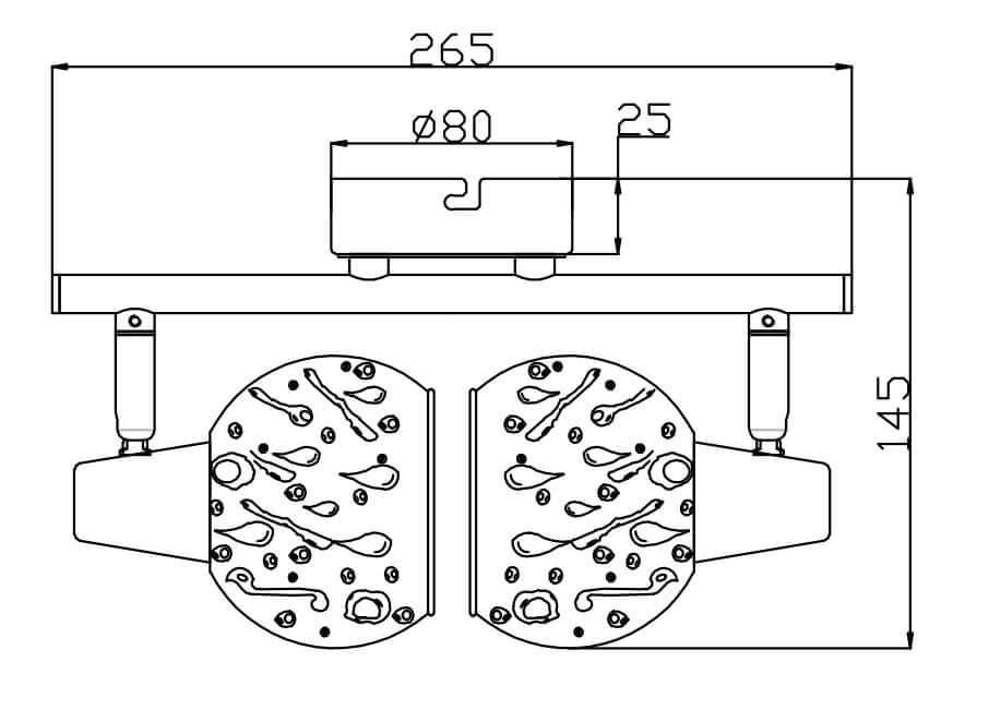 Спот Rivoli Distratto 7004-702 Б0038107