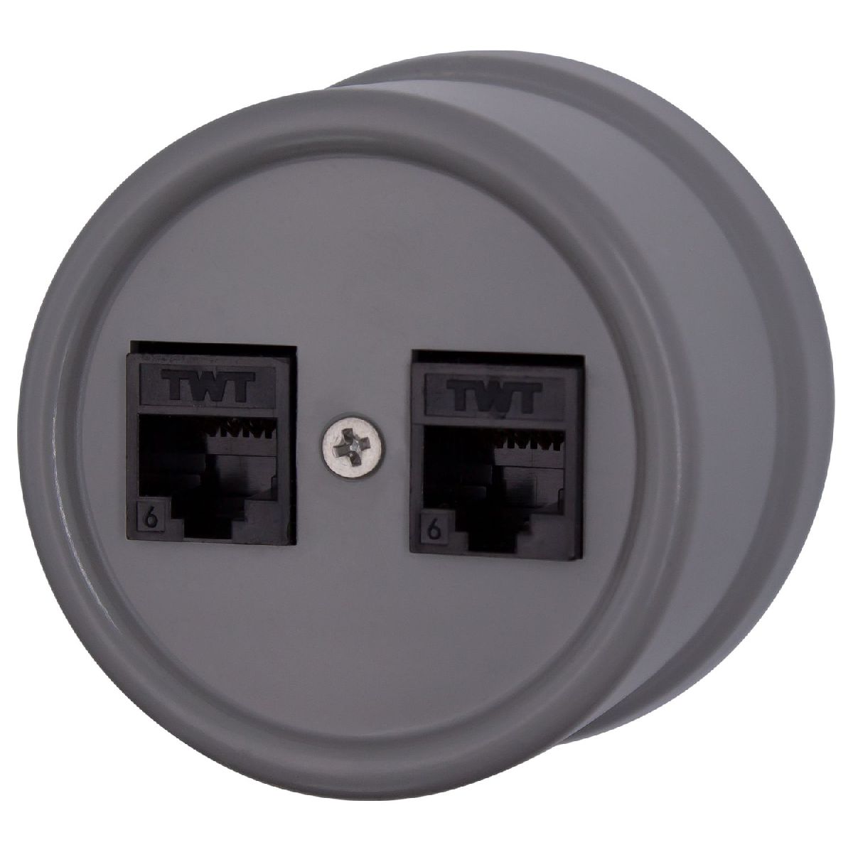 Розетка RJ45 информационная двойная Bironi Лизетта B1-302-26