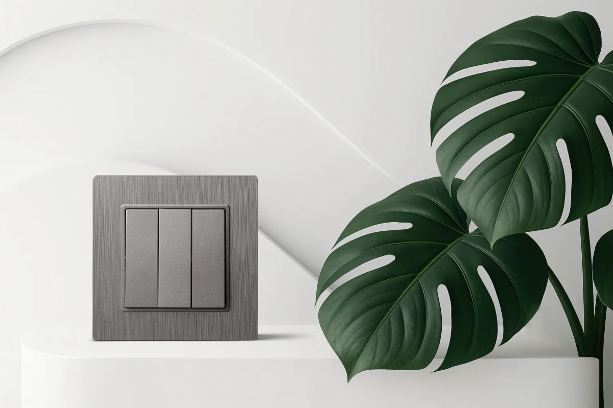 Рамка 1-постовая, серый Kollinger Eleganz Plex EP1GY