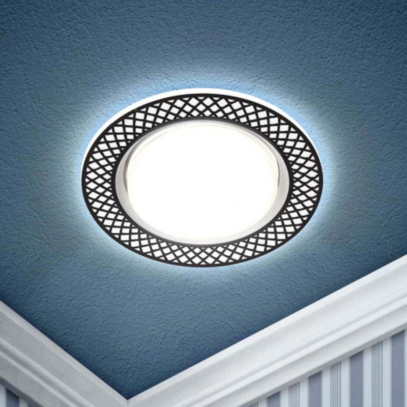 Встраиваемый светильник Эра KL79 WH/BK /1 Б0048964