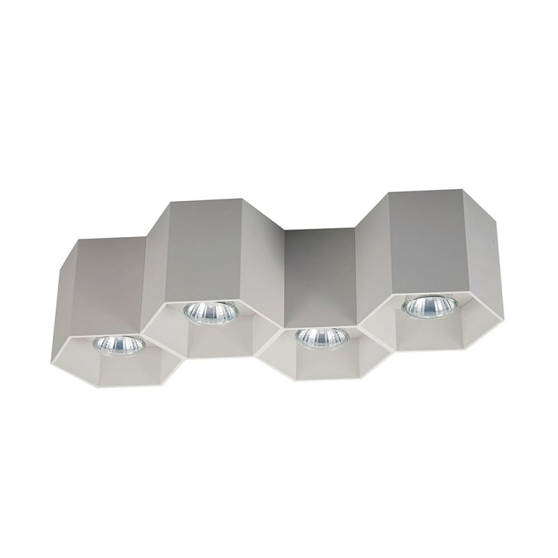 Потолочный светильник Zumaline POLYGON CL 4 20037-WH