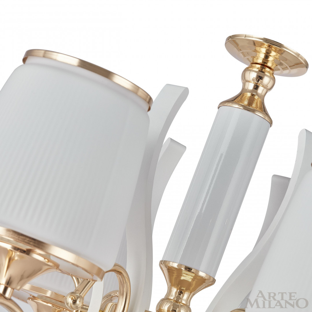 Подвесная люстра Arte Milano Florentia-3857 303857/5 Wh/Gd