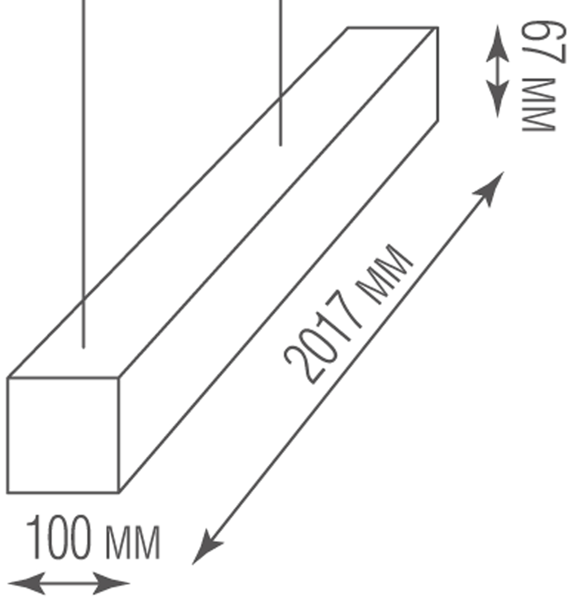 Подвесной светильник Donolux Decoled DL18516S200WW80L5 D6