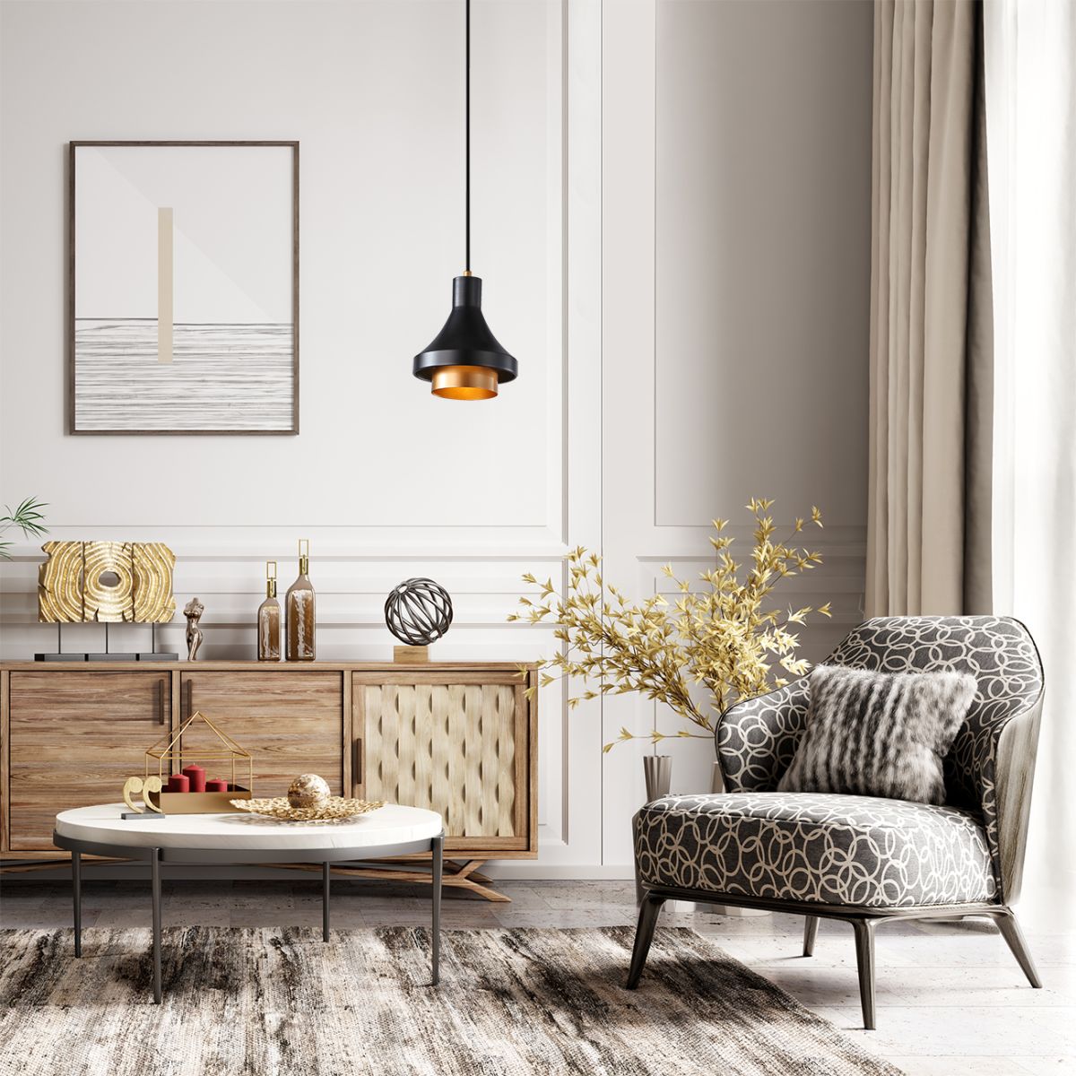 Подвесной светильник Escada Nora 1147/1S Black