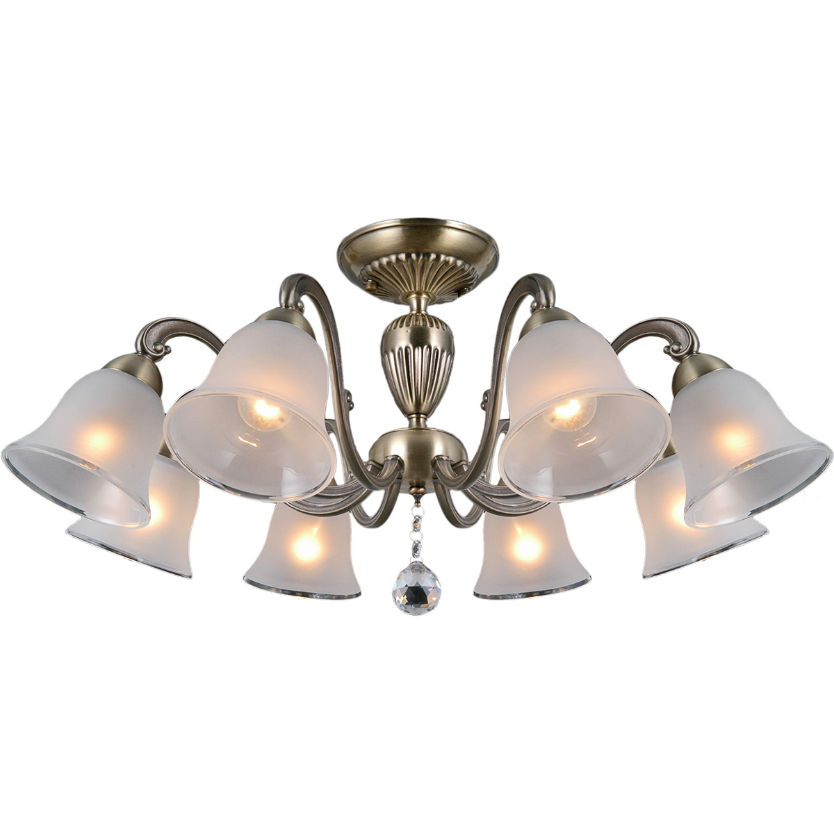 Люстра на штанге Illumico IL0427-8CSQ-29 AB