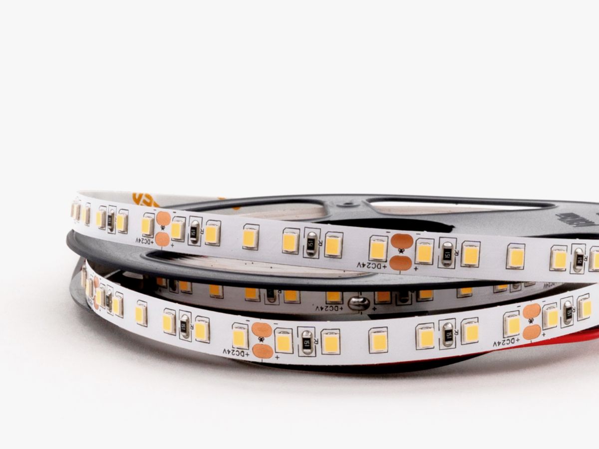 Светодиодная лента LEDS POWER 2835 120/м (9,6Вт/м) 24В теплая, серия LIGHT 004488