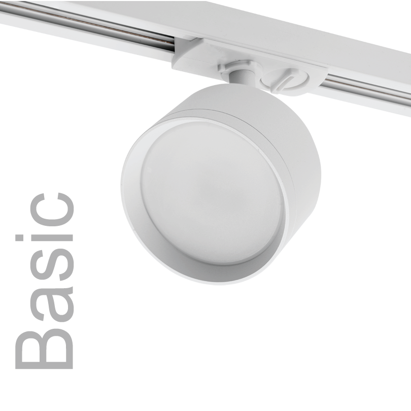 Трековый однофазный светильник Wolta Basic WTL-GX53/01W