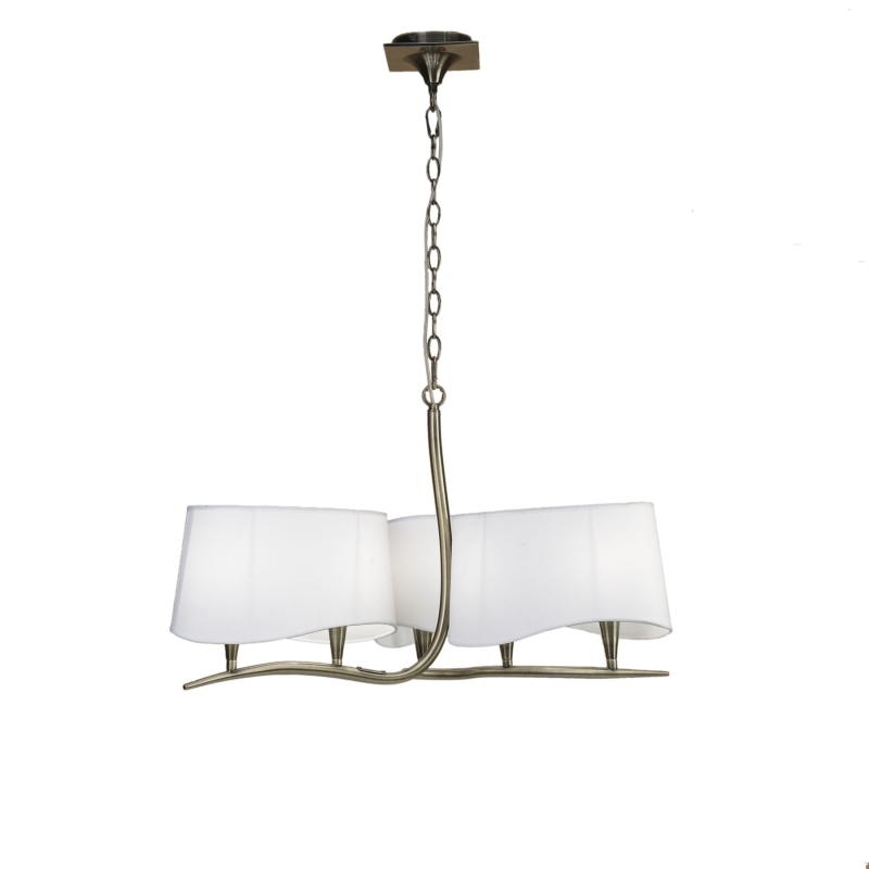 Подвесная люстра Mantra Ninette Antique Bras 1920