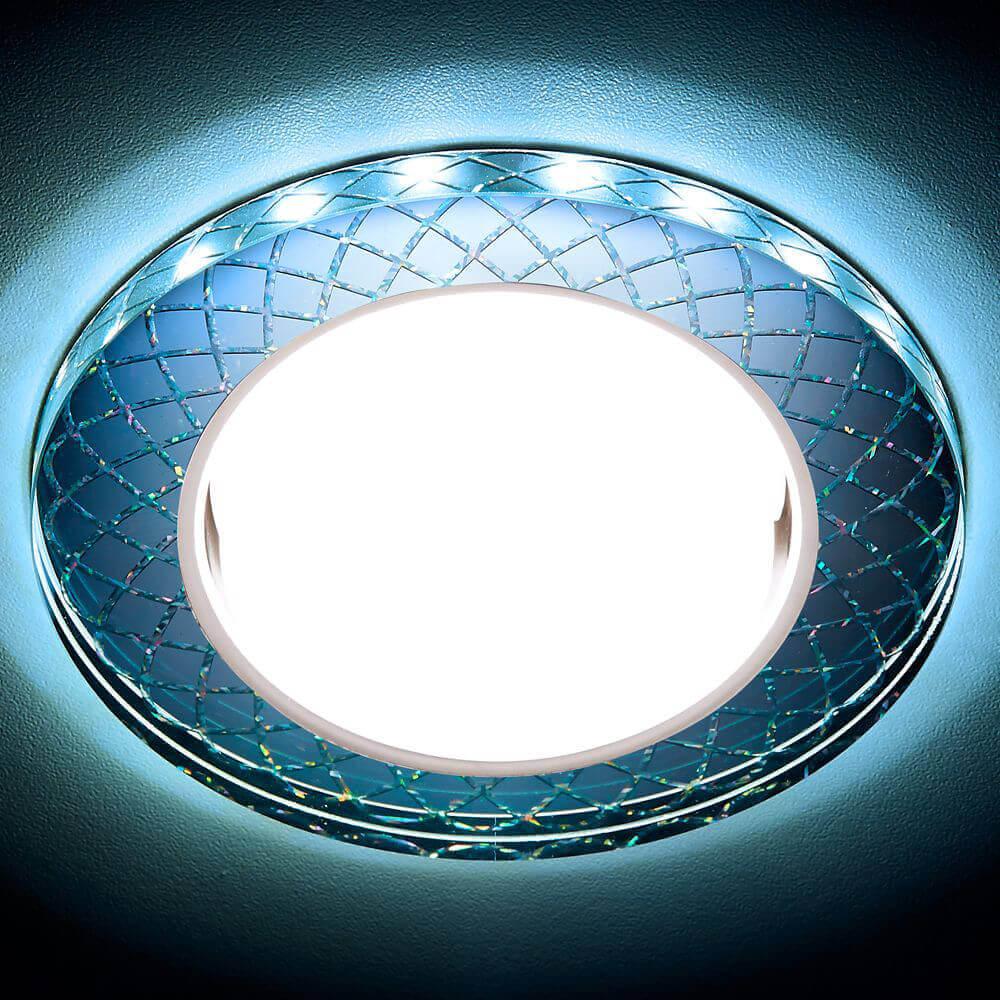 Встраиваемый светильник Ambrella Light GX53 LED G244 CH/SL/WH