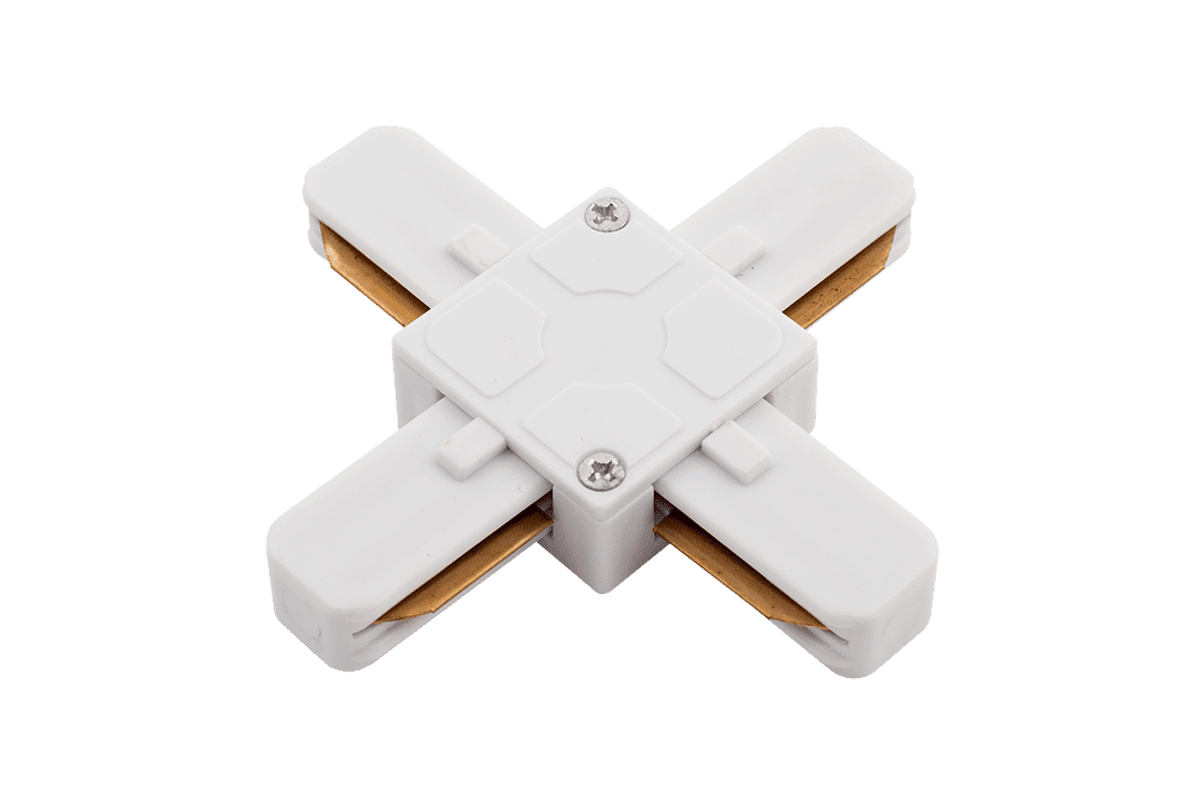 X-коннектор для однофазного накладного трека SWG KXZ-WH-X 002031