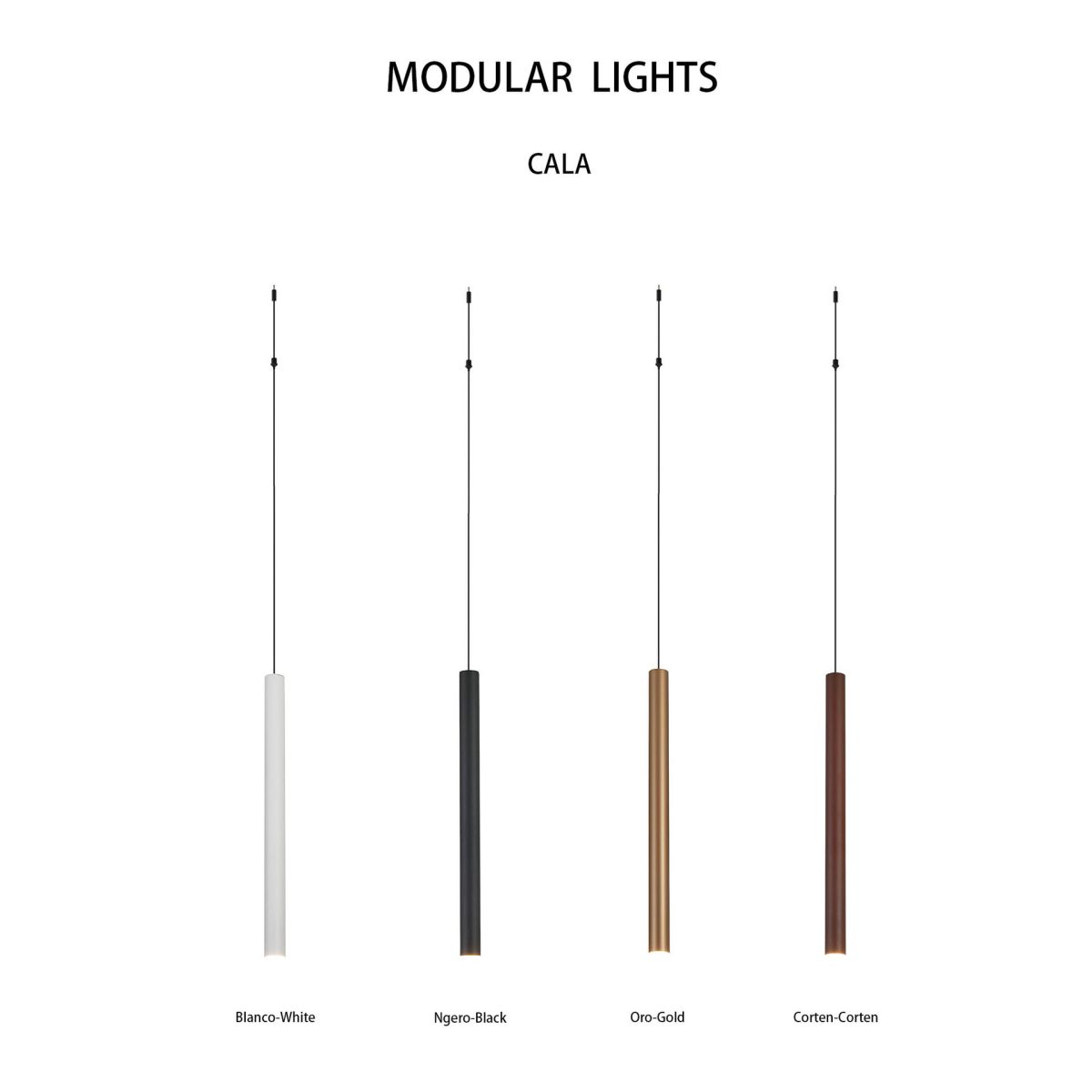 Подвесной модульный светильник без основания Mantra Cala 9332