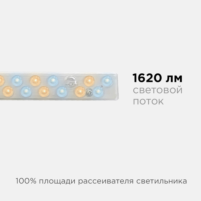 Светодиодный модуль со встроенным драйвером Apeyron 230В 2835 18Вт 1620 лм 3000+6500К 02-53