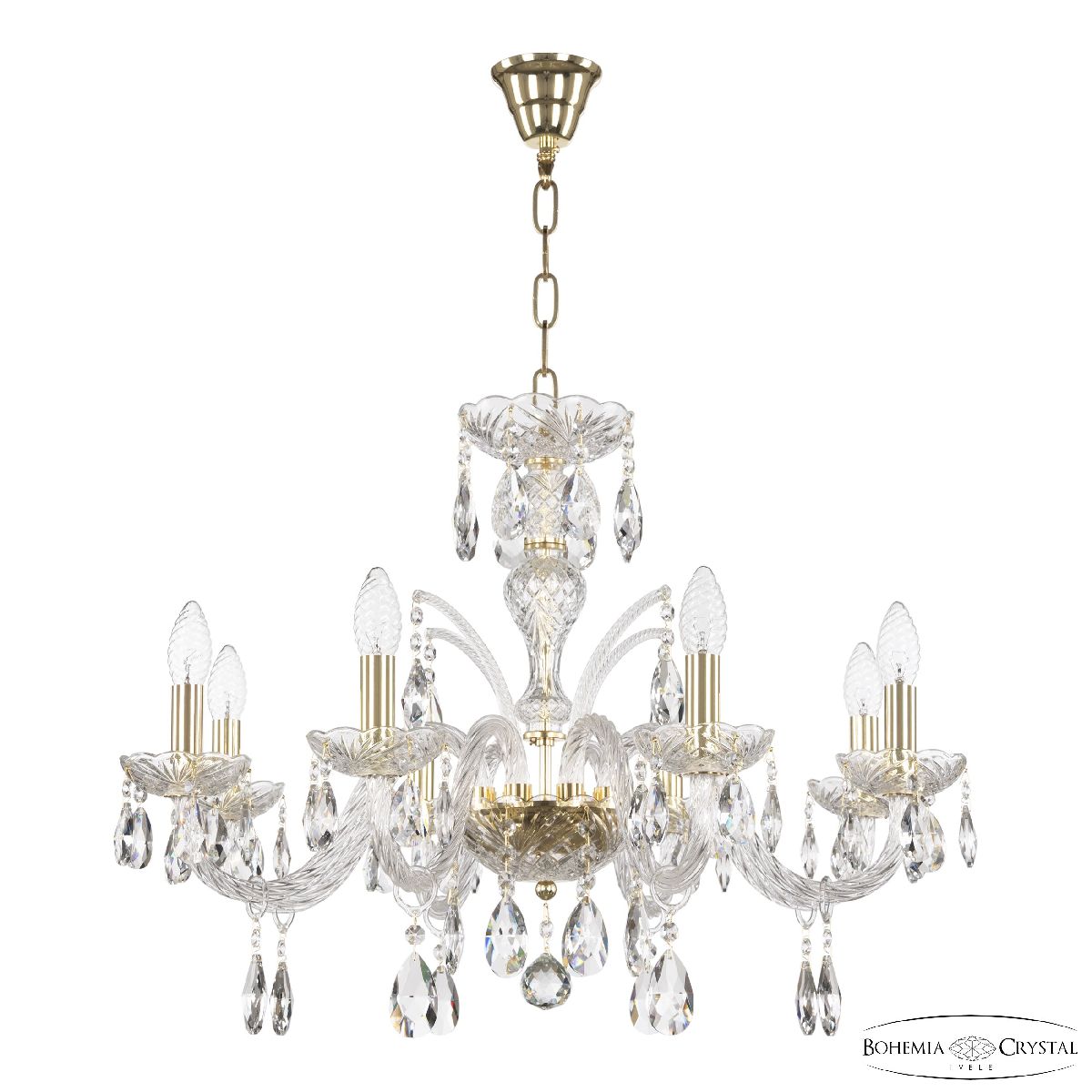 Подвесная люстра Bohemia Ivele Crystal 118/8/240 G
