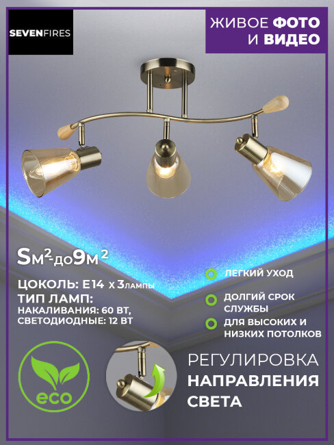 Потолочная люстра Wedo Light Perri 66775.01.05.03