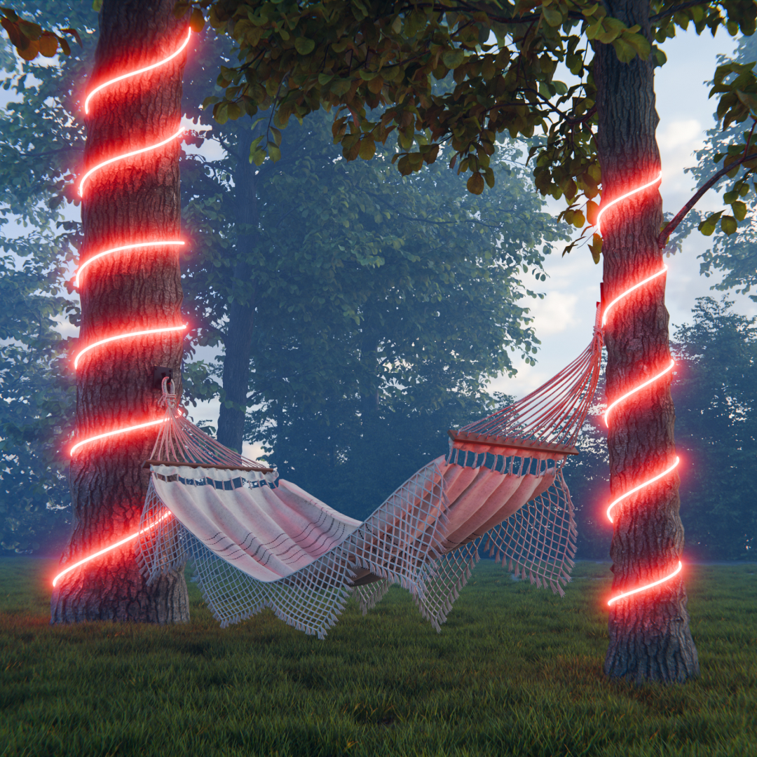 Комплект светодиодного неона Apeyron 220В, 6Вт/м, красный, smd 2835, 144д/м, круглый 10м, IP65, с аксессуарами (сетевой шнур, заглушка, крепеж - 10шт) 10-116