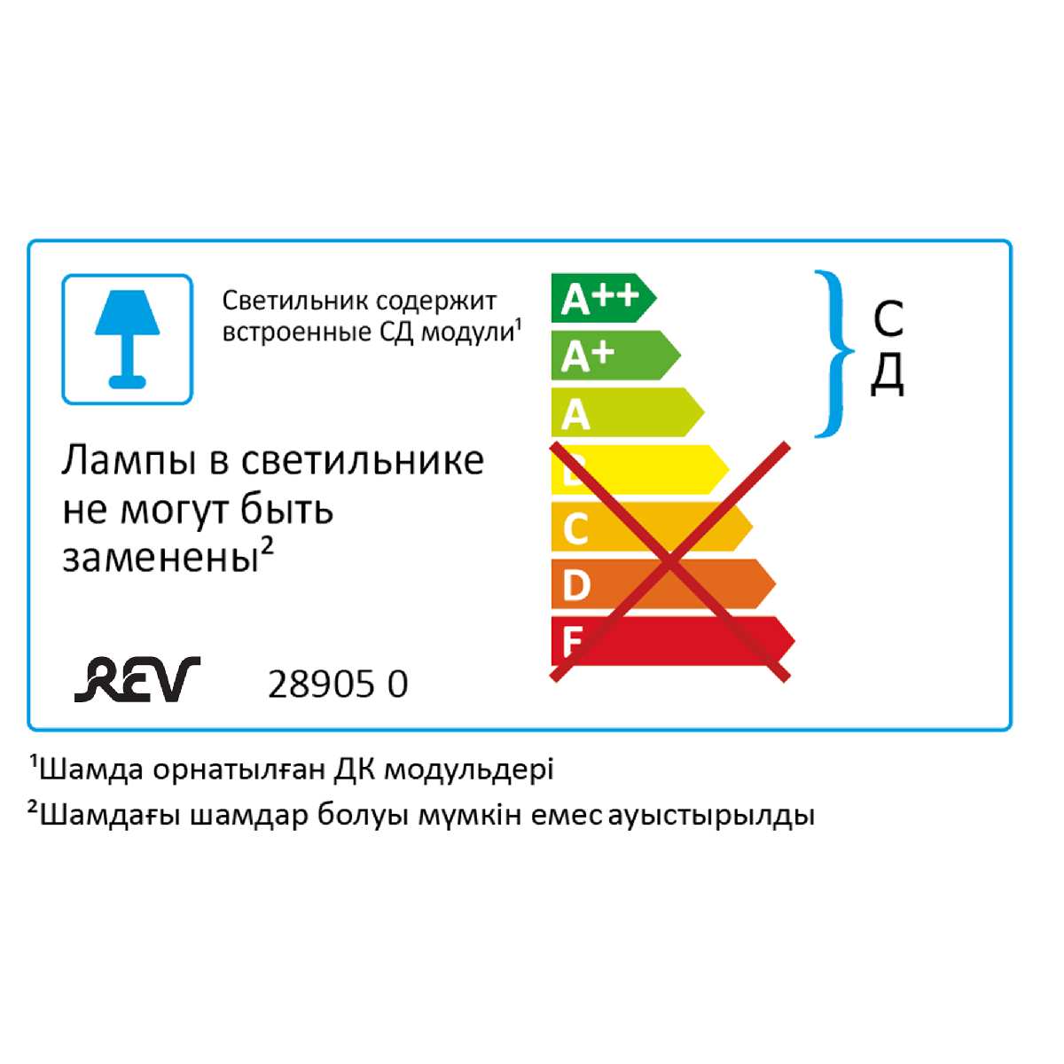 Накладной светильник REV Round 28905 0