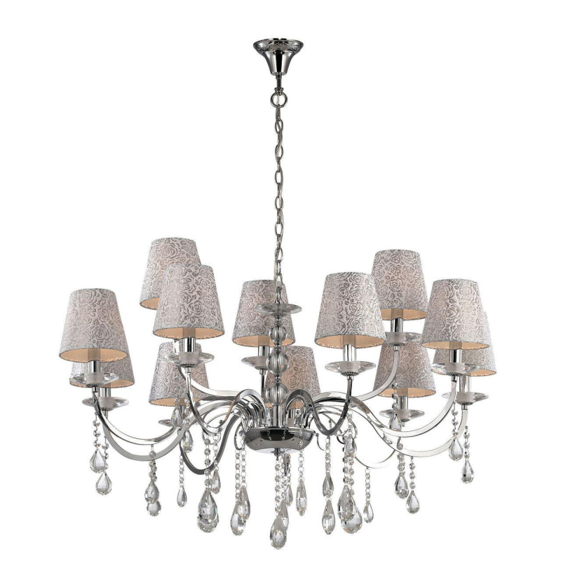 Подвесная люстра Ideal Lux Pantheon SP12 Cromo 088112