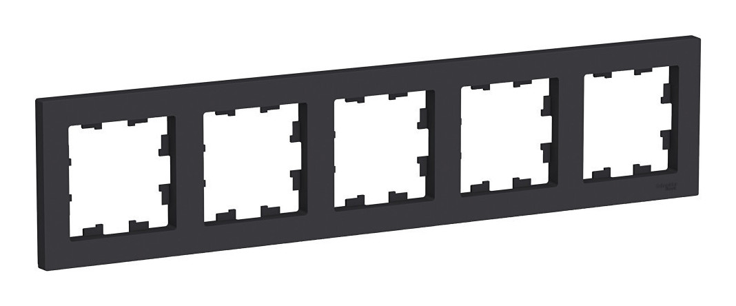 Рамка 5-ая, универсальная Systeme Electric AtlasDesign Карбон ATN001005