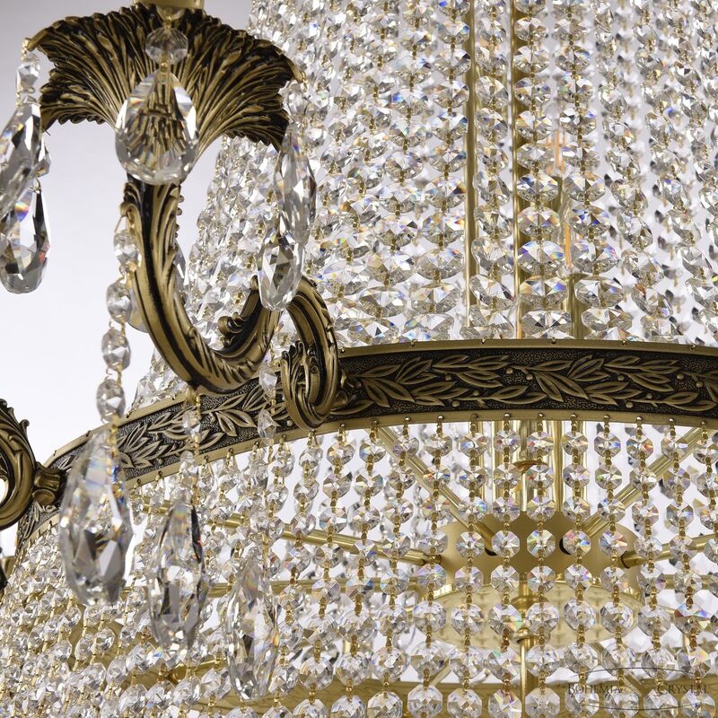 Подвесная люстра Bohemia Ivele Crystal AL2111H201/20+10/160OL/2D AGB