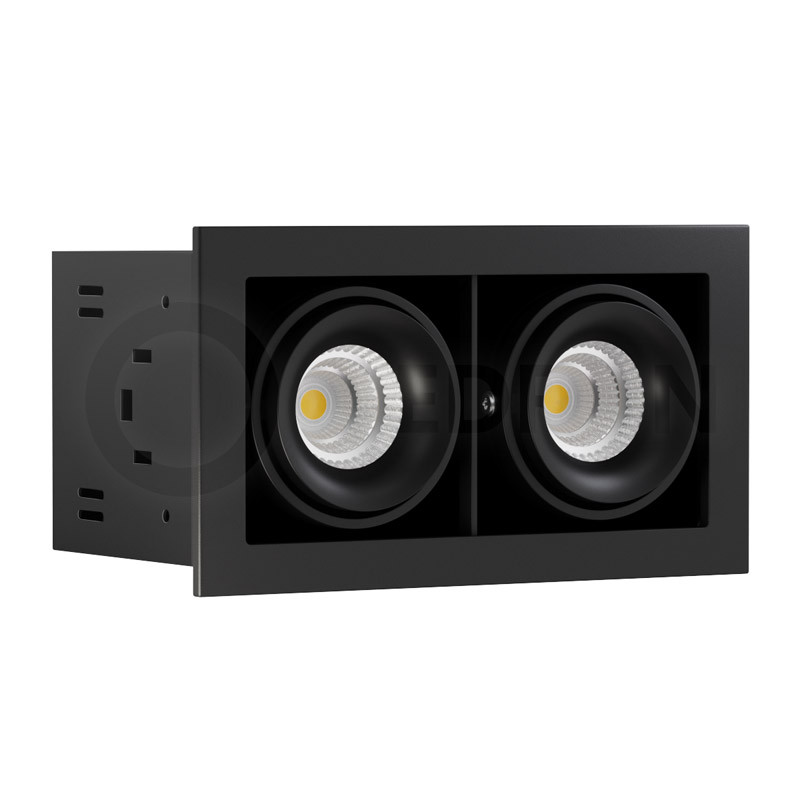 Встраиваемый светильник Ledron ON-202-9W BK-BK 00000013724