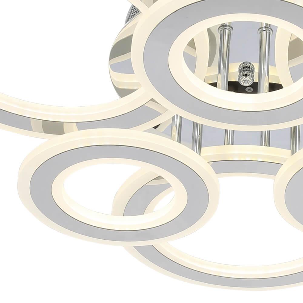 Потолочная светодиодная люстра Seven Fires Eveik SF7010/6C-B-CR