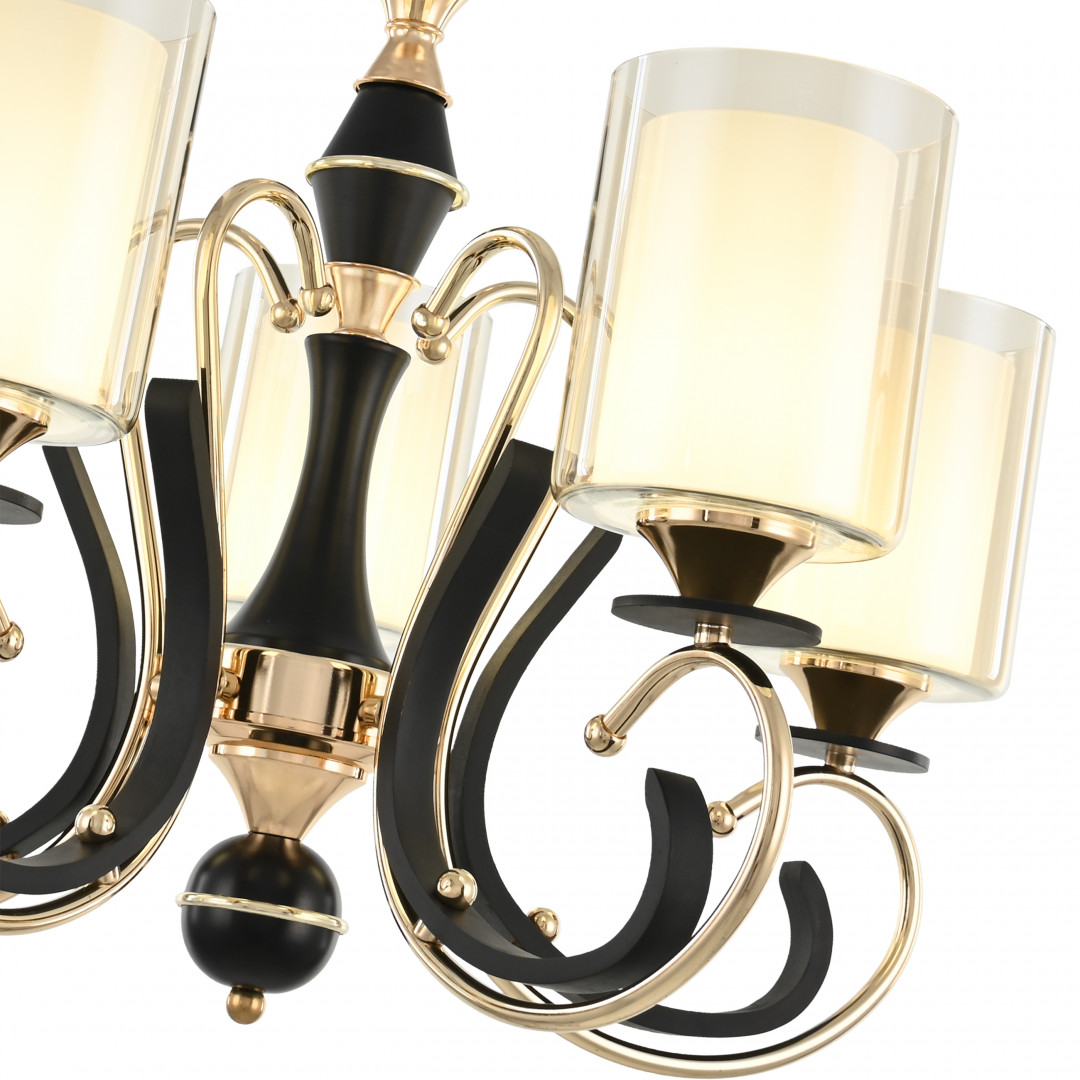 Подвесная люстра Arte Milano Florentia 302237/5 Bk/Gd УЦ