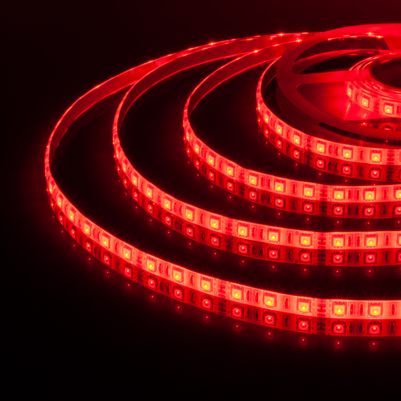 Светодиодная лента Elektrostandard 12V 14,4W 60Led 5050 IP65 RGB, 5м 4690389082139