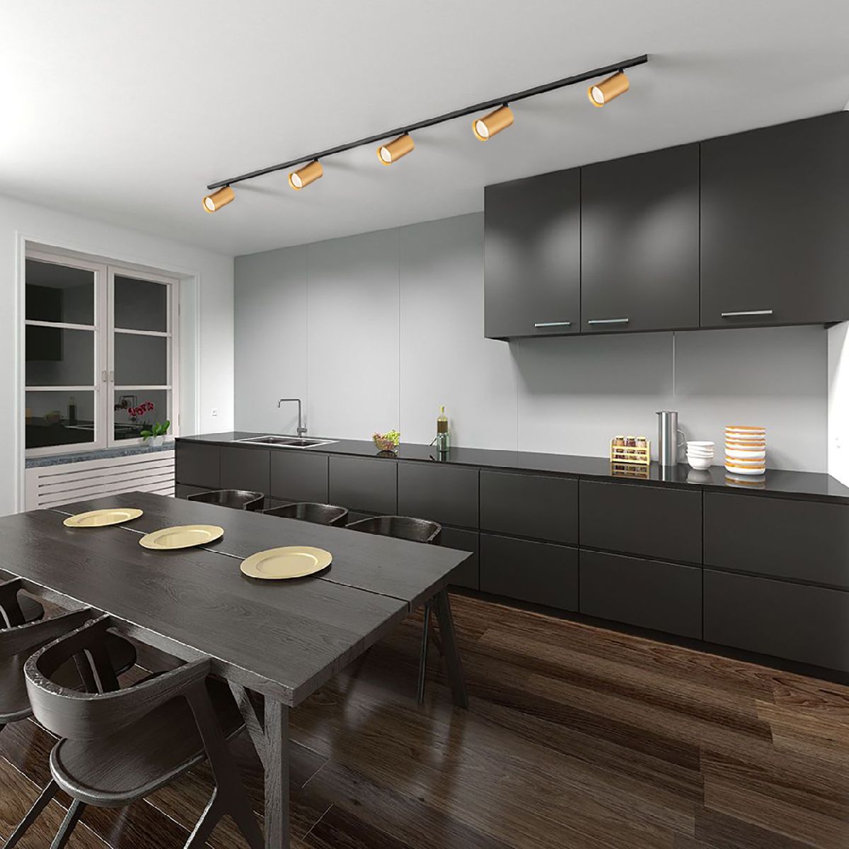 Трековый однофазный светильник Escada 20001TRA/01 BR