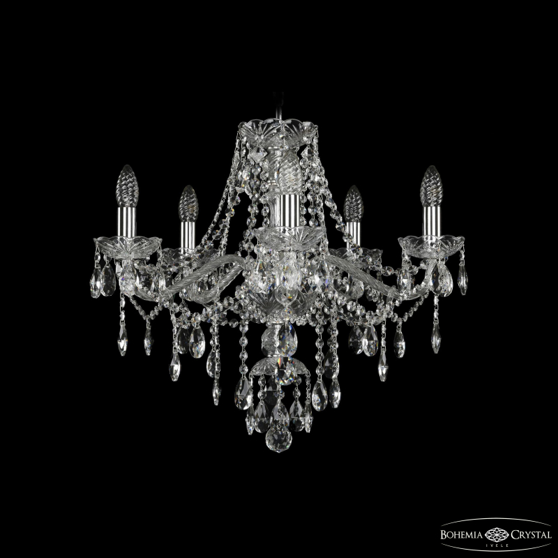 Подвесная люстра Bohemia Ivele Crystal 1415/5/200 Ni
