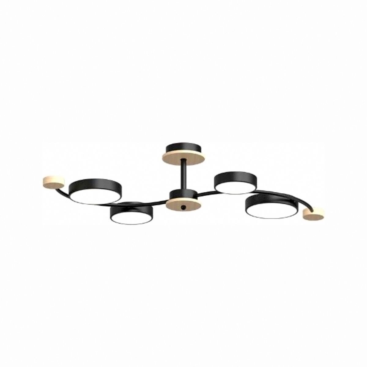 Люстра на штанге LED4U L3206-800 BK