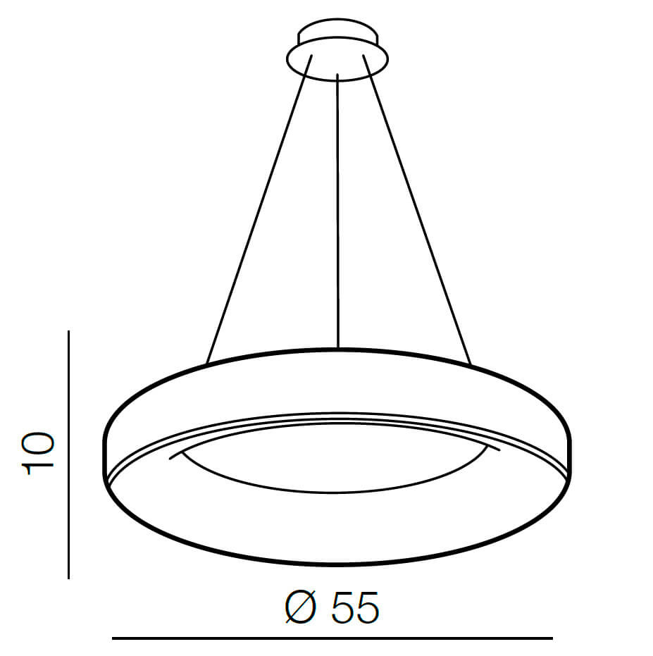 Подвесной светильник Azzardo Sovana Pendant 55 CCT AZ2728