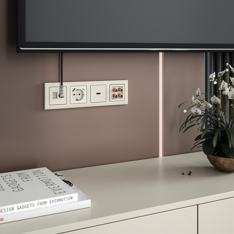 Розетка ТВ+Ethernet Werkel 4690389174476 W1181303