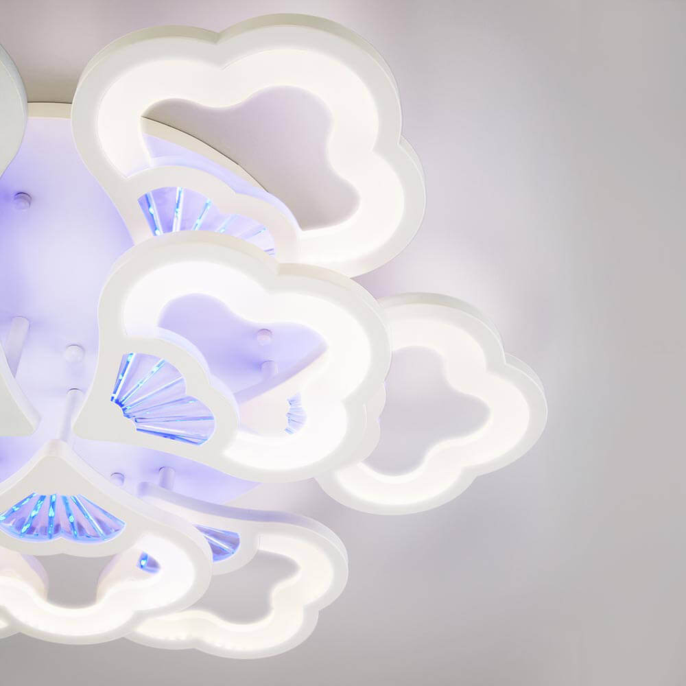 Потолочная светодиодная люстра Eurosvet Arctic 90141/9 белый